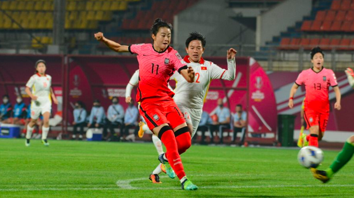 AFC khen ngợi tinh thần của Đội tuyển nữ Việt Nam