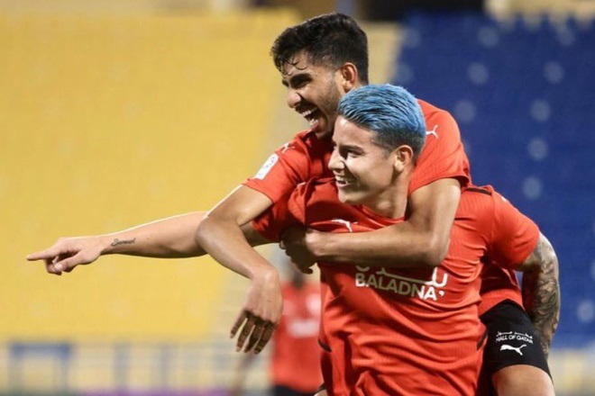 James Rodriguez tỏa sáng tại Qatar