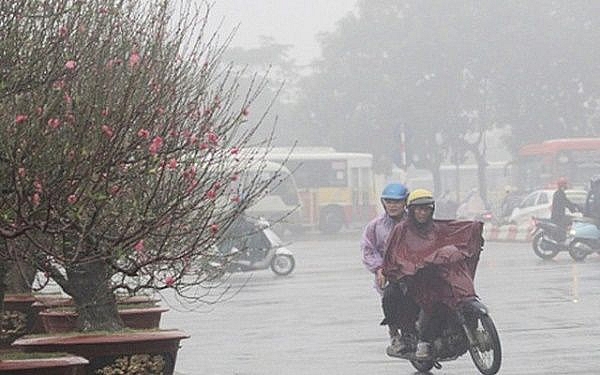 Tết Nguyên đán trời sẽ rét, mưa phùn