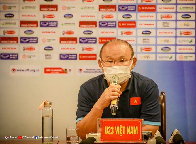HLV Park Hang-seo đánh giá cao kết quả 1-1 của trận U23 Việt Nam gặp U20 Hàn Quốc