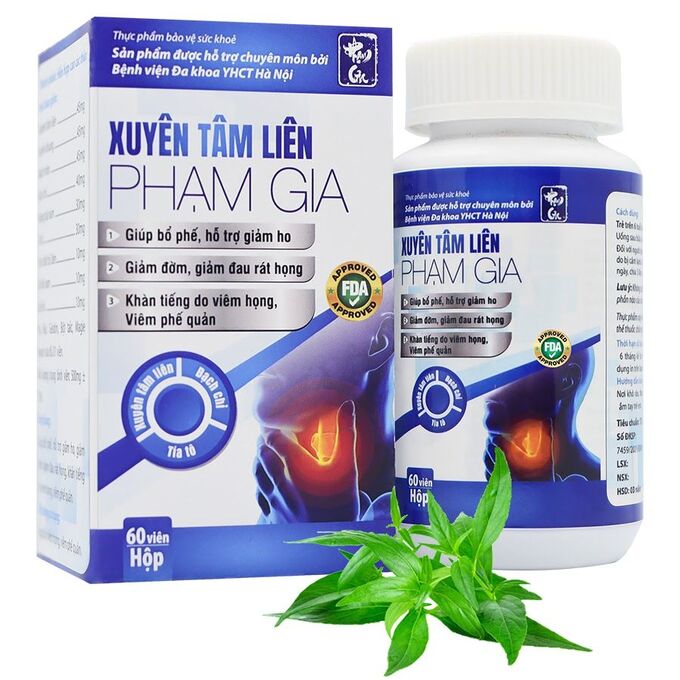 Thực phẩm bảo vệ sức khỏe Xuyên Tâm Liên Phạm Gia quảng cáo sai sự thật