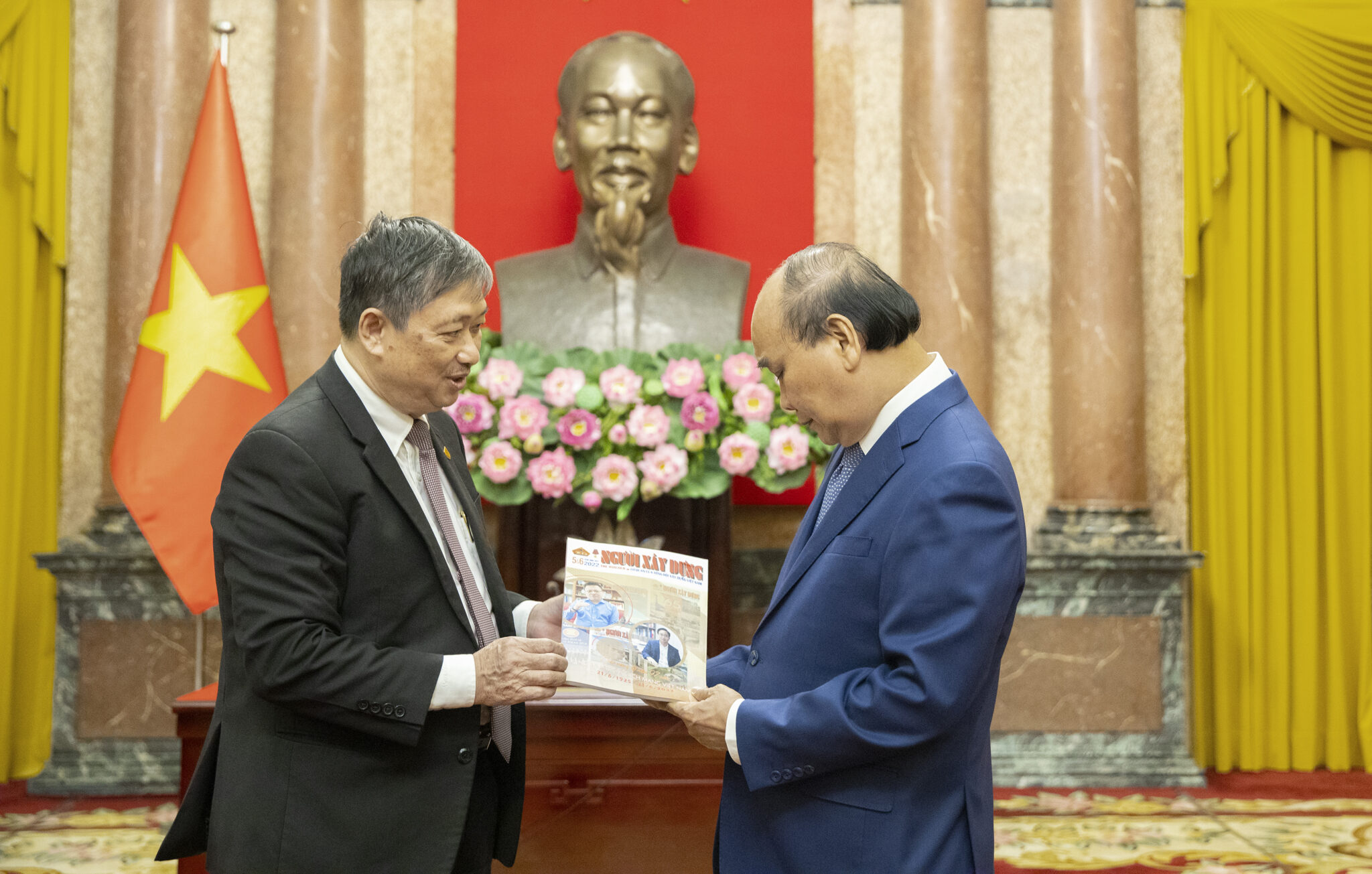 Chủ tịch nước Nguyễn Xuân Phúc tiếp Tổng hội Xây dựng Việt Nam