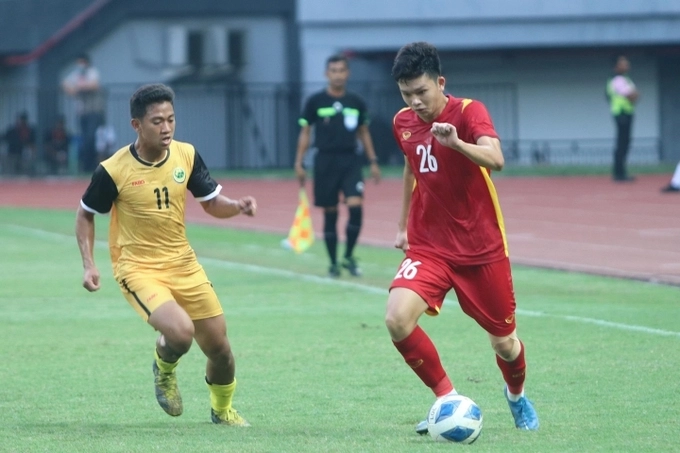 Tỉ số trận đấu giải U19 Đông Nam Á 2022: U19 Việt Nam 4-0 U19 Brunei