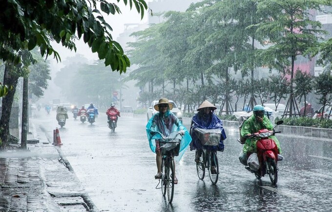 Dự báo thời tiết ngày 21/8: Bắc Bộ và Bắc Trung Bộ có mưa vừa, mưa to và giông