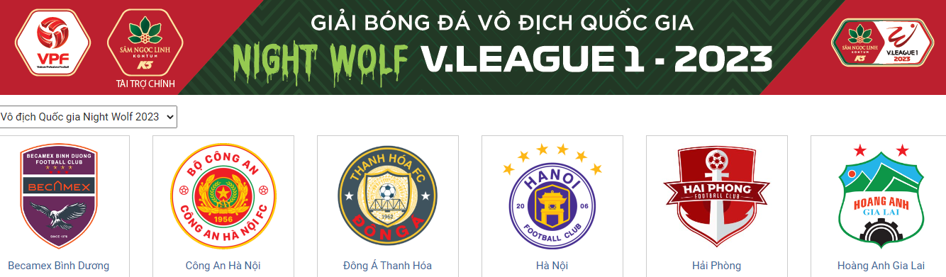V.League khởi động mùa giải 2023