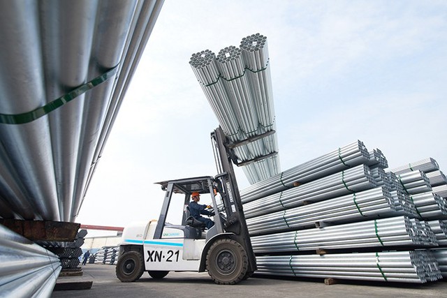 Xuất khẩu sắt thép khởi sắc