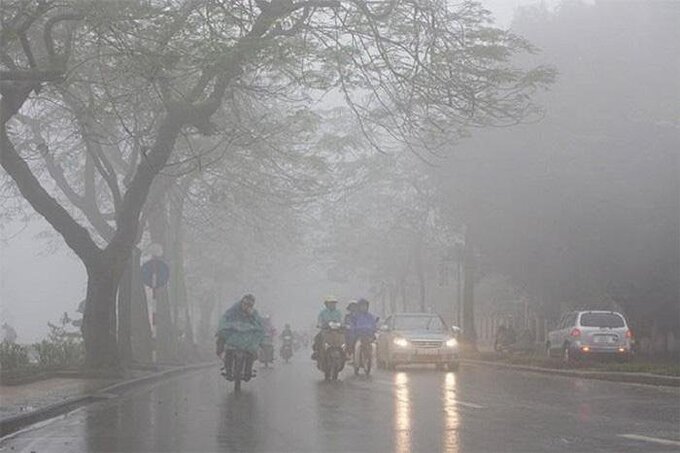 Dự báo thời tiết ngày 5/2: Miền Bắc tiếp tục mưa nhỏ kèm sương mù
