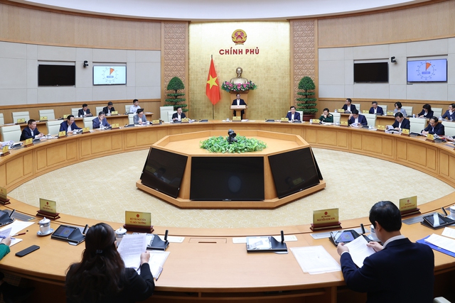 Thủ tướng Phạm Minh Chính chủ trì phiên họp Chính phủ chuyên đề về xây dựng pháp luật tháng 3 năm 2023