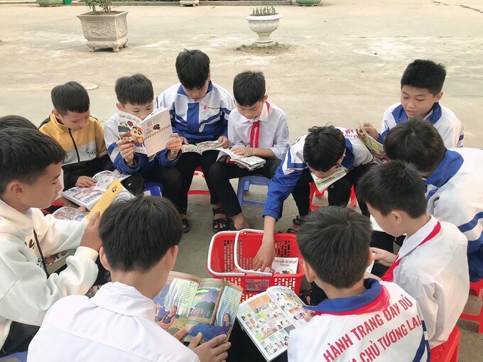 Lào Cai tổ chức Ngày hội đọc sách tại Trường THCS Bản Cầm