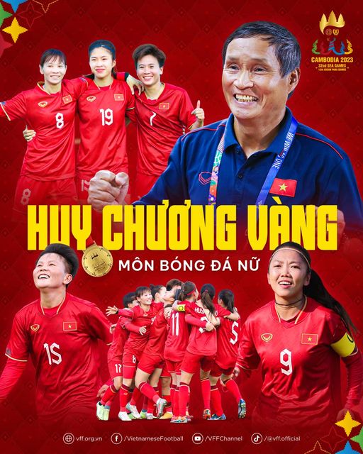 Đội tuyển nữ Việt Nam giành chức vô địch SEA Games 32
