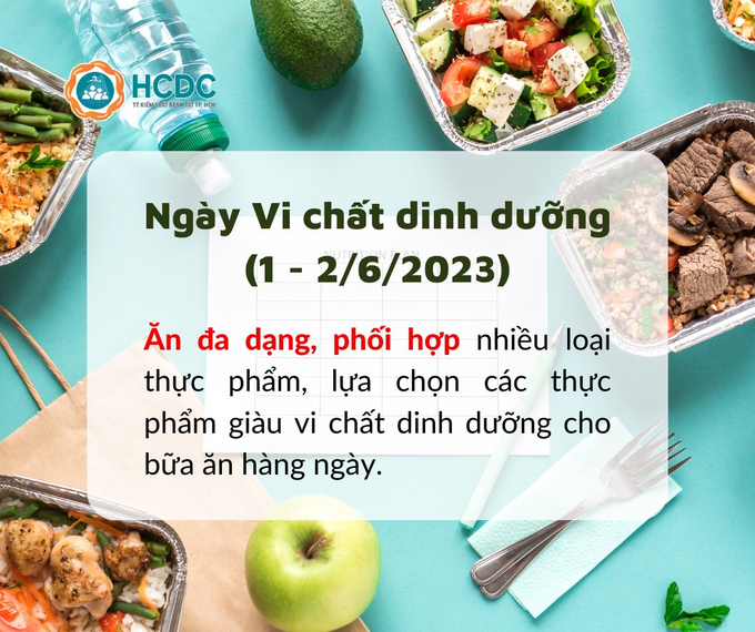 Ngày Vi chất dinh dưỡng 1 – 2/6/2023