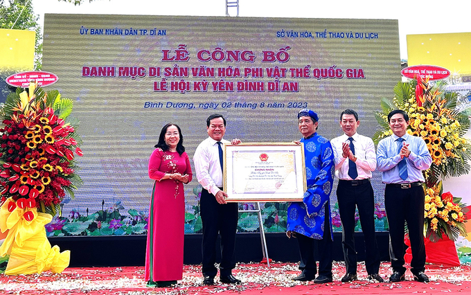 Bình Dương: “Lễ hội Kỳ yên Đình Dĩ An” là di sản văn hoá phi vật thể Quốc gia