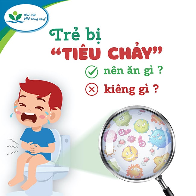 Chế độ ăn cho trẻ bị tiêu chảy