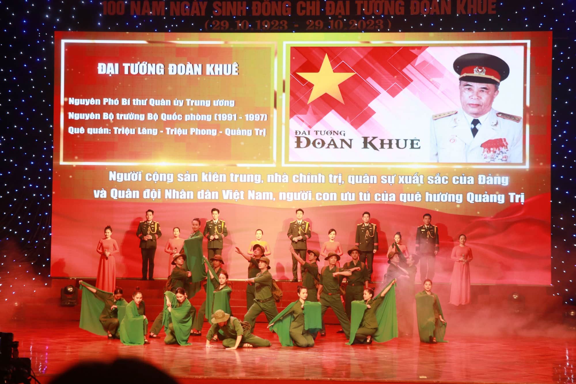 Kỷ niệm trọng thể 100 năm Ngày sinh Đại tướng Đoan Khuê