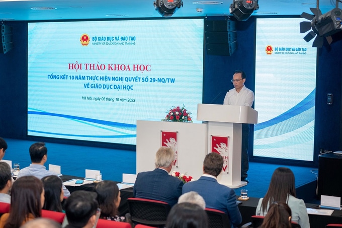 Bộ Giáo dục và Đào tạo tổ chức Hội thảo khoa học “Tổng kết 10 năm thực hiện Nghị quyết số 29-NQ/TW về giáo dục đại học”