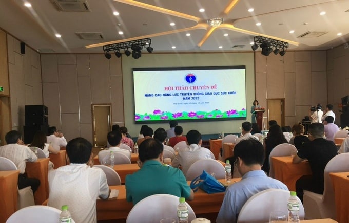 Đại diện Bộ Y tế tham dự hội thảo “Nâng cao năng lực truyền thông giáo dục sức khoẻ năm 2023”