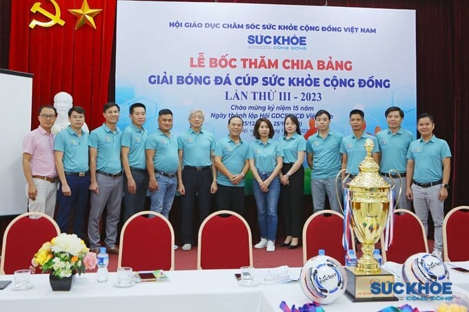 Lễ bốc thăm và chia bảng “Giải bóng đá Cúp Sức Khỏe Cộng Đồng” lần thứ III năm 2023