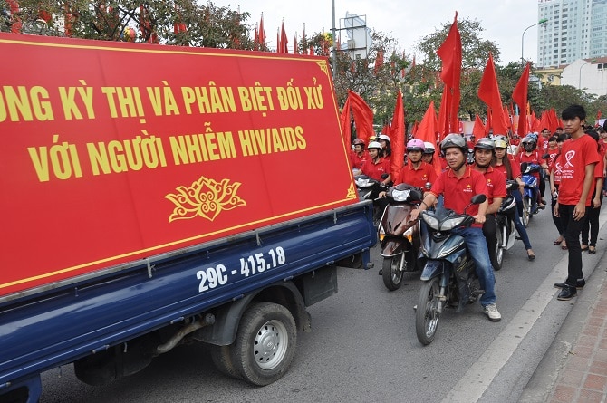 Hà Nội tích cực tuyên truyền về phòng chống HIV/AIDS
