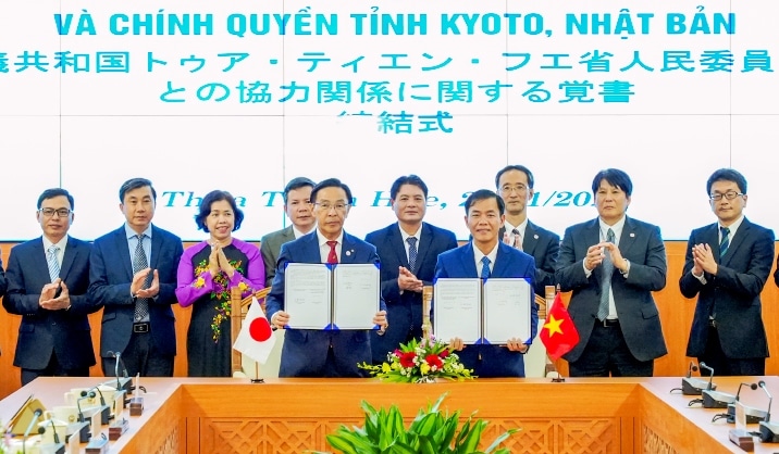 Thừa Thiên Huế và Kyoto (Nhật Bản) hợp tác về giáo dục, bảo tồn di sản, du lịch và kinh tế