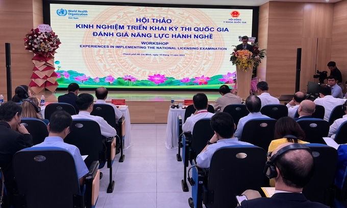 Hội thảo “Kinh nghiệm triển khai kỳ thi quốc gia đánh giá năng lực hành nghề”
