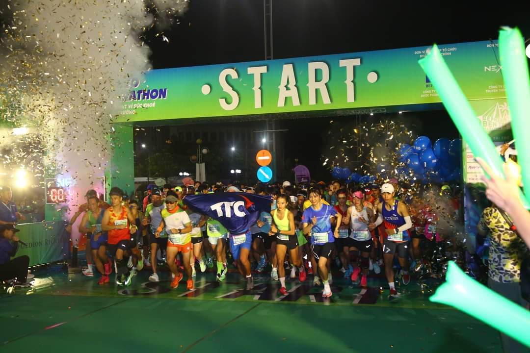 6.000 vận động viên tham gia Giải chạy Bepharco Bến Tre Marathon 2023