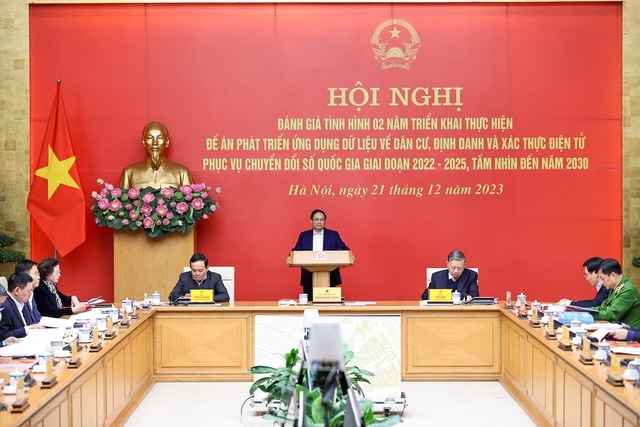Thủ tướng Phạm Minh Chính chủ trì Hội nghị trực tuyến toàn quốc đánh giá tình hình 2 năm triển khai thực hiện Đề án 06