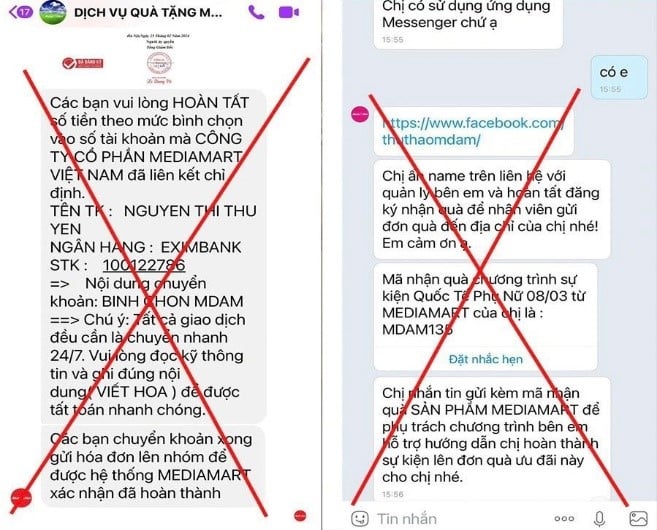 Công an Hà Nội khuyến cáo người dân cần cảnh giác trò lừa đảo giả danh các sàn thương mại điện tử, siêu thị điện máy