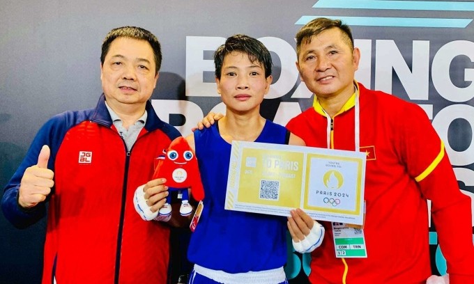 Võ sĩ Kim Ánh giành vé tham dự Olympic 2024 cho Boxing Việt Nam
