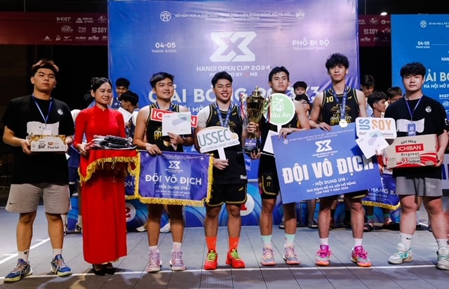 3×3 Hanoi Open Cup 2024: Bùng nổ tinh thần thể thao, khẳng định tài năng trẻ