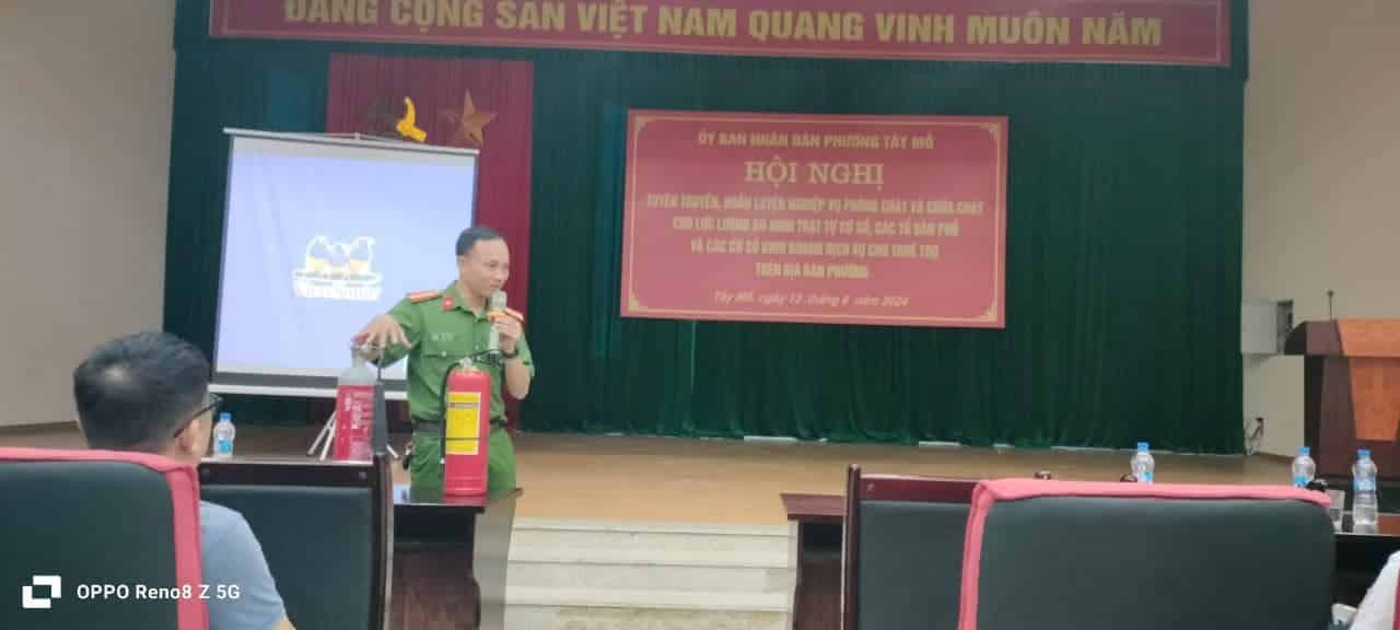 Hà Nội: Phường Tây Mỗ tổ chức tuyên truyền phổ biến pháp luật, kiến thức về sử dụng điện và phòng cháy chữa cháy