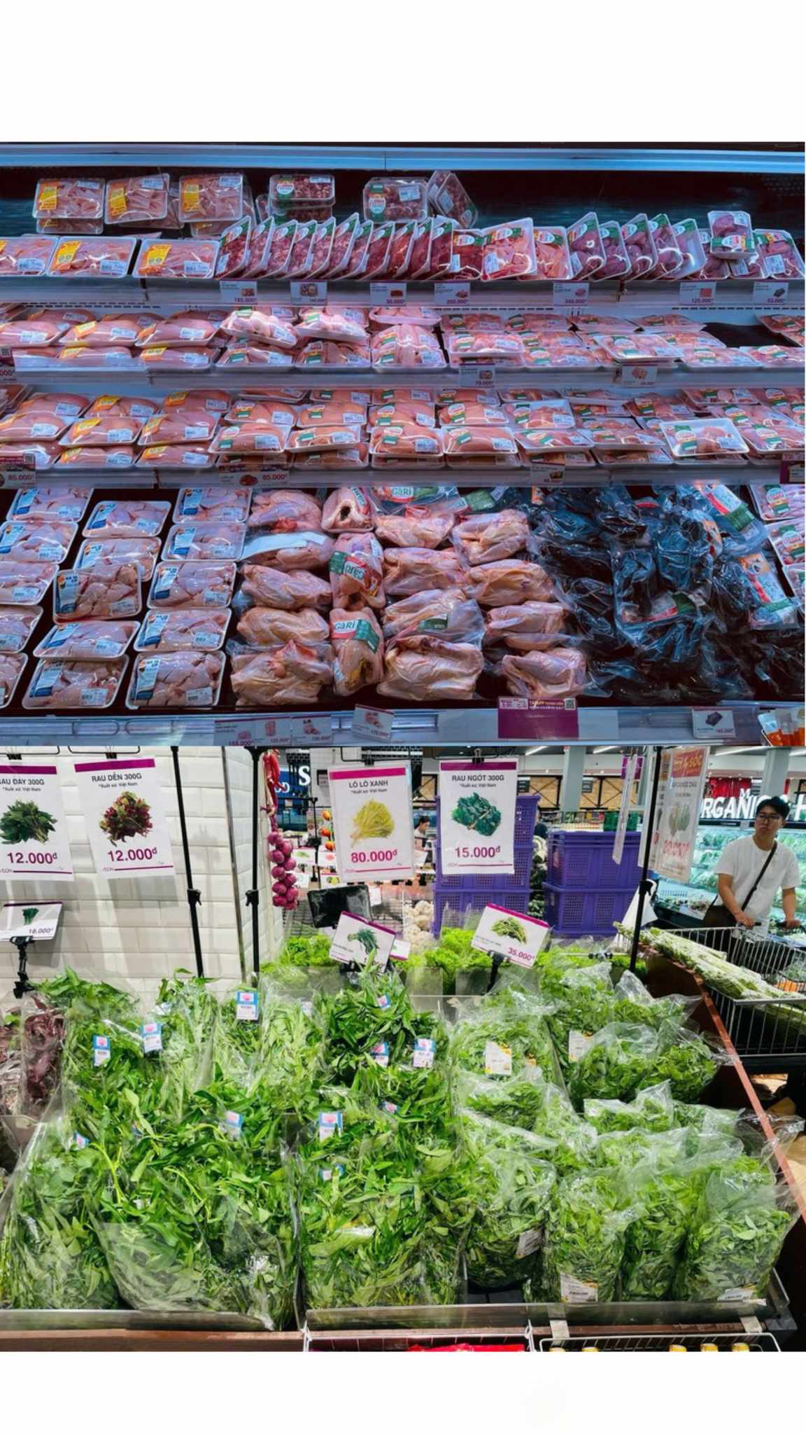 Lương thực ổn định, rau xanh tăng giá sau bão số 3