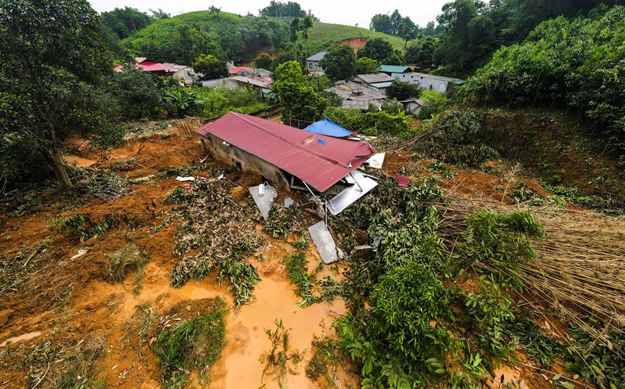 Yên Bái: Có 1 người tử vong, thiệt hại 521 nhà, trên 260 ha cây trồng, ước tính thiệt hại trên 6 tỉ đồng do mưa lớn