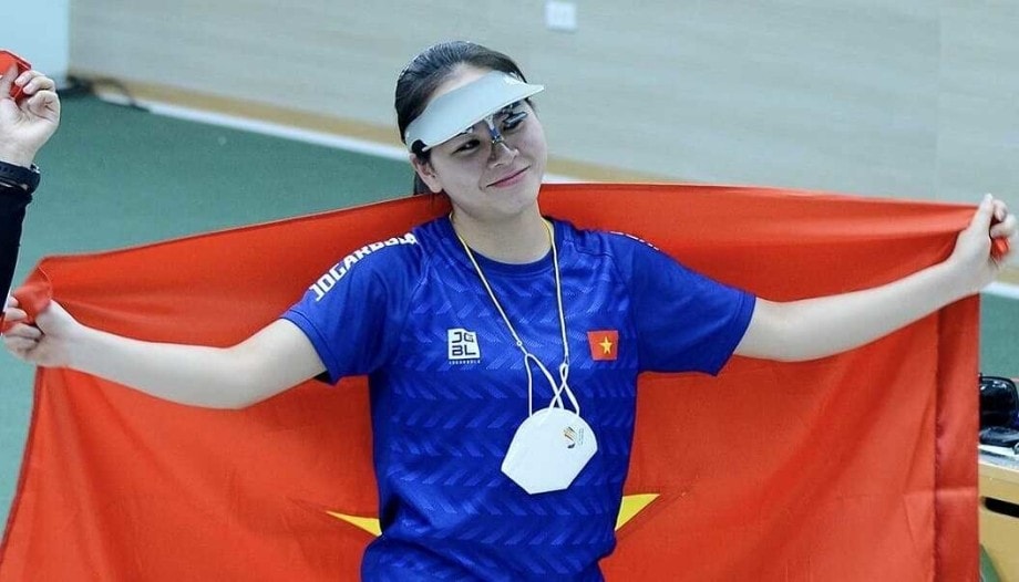 Xạ thủ Trịnh Thu Vinh là vận động viên tiêu biểu toàn quốc năm 2024