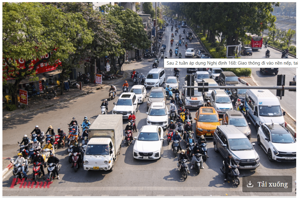 Sau 2 tuần áp dụng Nghị định 168: Giao thông đi vào nền nếp, tai nạn giảm cả 3 tiêu chí
