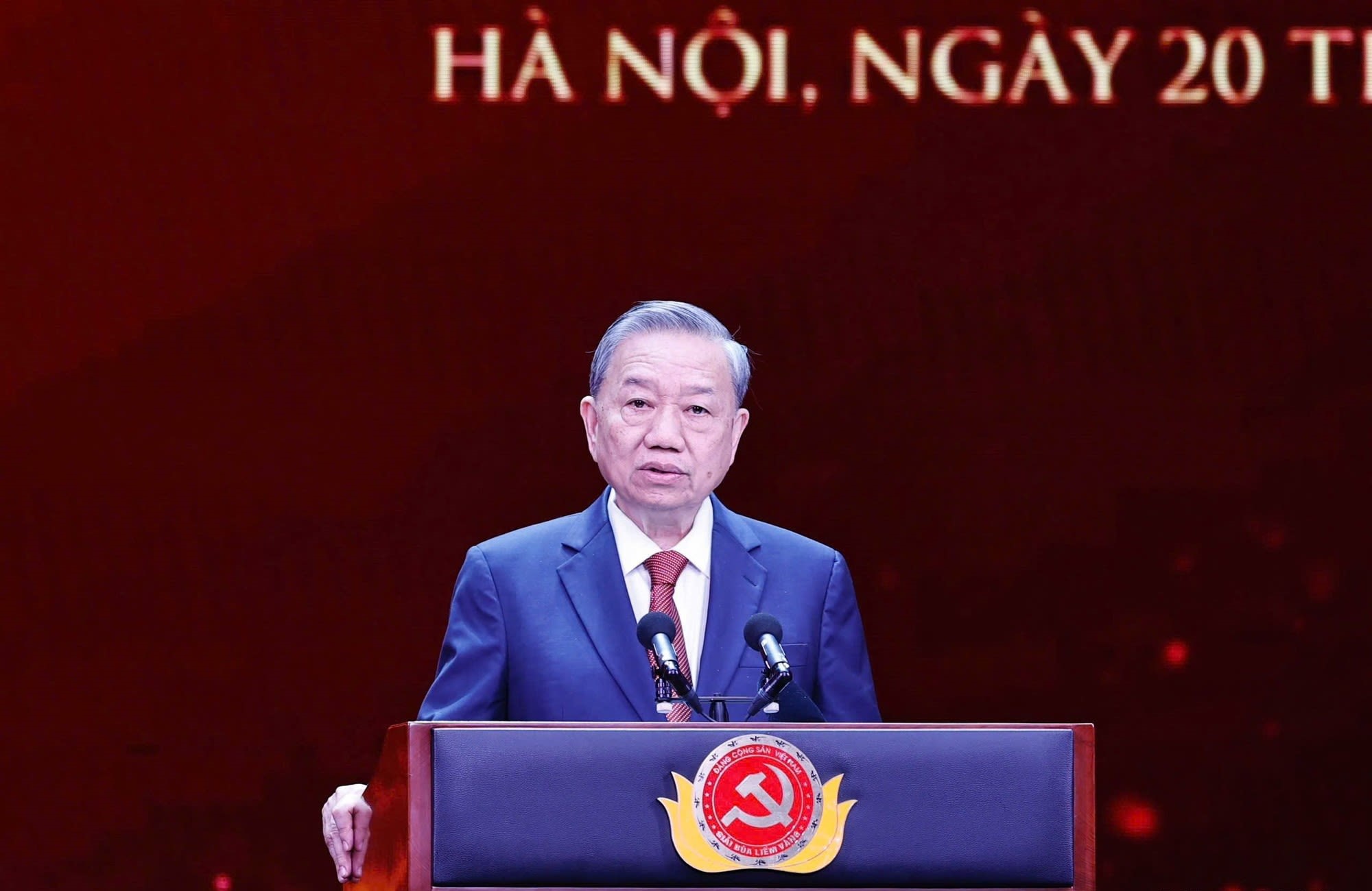 Toàn văn phát biểu của Tổng Bí thư Tô Lâm tại Lễ trao giải báo chí Búa liềm vàng 2024