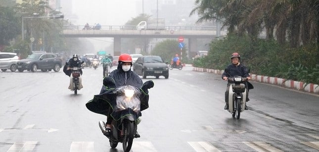 Dự báo thời tiết ngày 16/2: Không khí lạnh tăng cường, Bắc Bộ tiếp tục mưa nhỏ