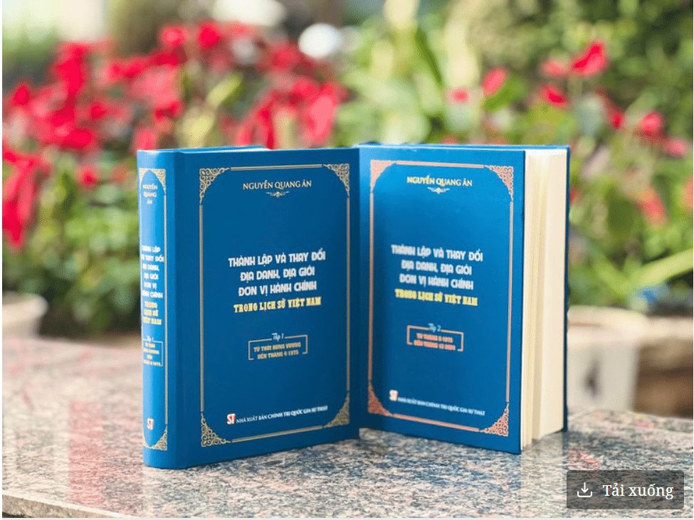 Xuất bản bộ sách về địa danh, địa giới đơn vị hành chính trong lịch sử Việt Nam
