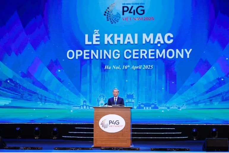 Tổng Bí thư Tô Lâm phát biểu thông điệp chính sách tại Hội nghị P4G Việt Nam 2025