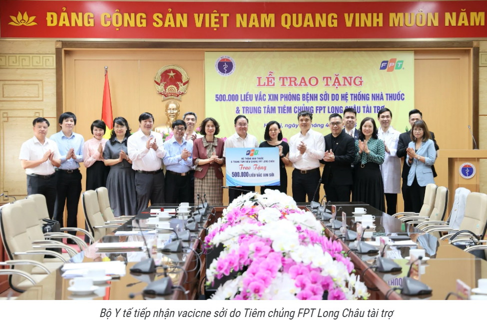 Bộ Y tế tiếp nhận 500.000 liều vắc xin phòng bệnh Sởi