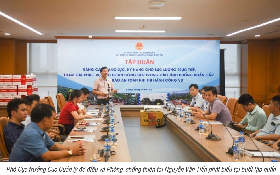 Tăng cường kỹ năng ứng phó cho lực lượng phòng, chống thiên tai