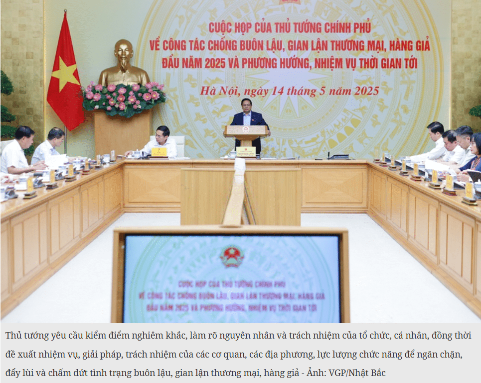 Thủ tướng: Buôn lậu, hàng giả là vấn đề lớn, phải ngăn chặn, đẩy lùi và chấm dứt