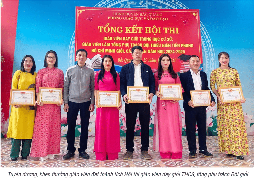 Hà Giang: Các trường học ở Bắc Quang Nỗ lực vượt khó, nâng cao chất lượng dạy và học