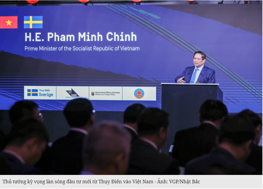 Thủ tướng kỳ vọng làn sóng đầu tư mới từ Thụy Điển vào Việt Nam