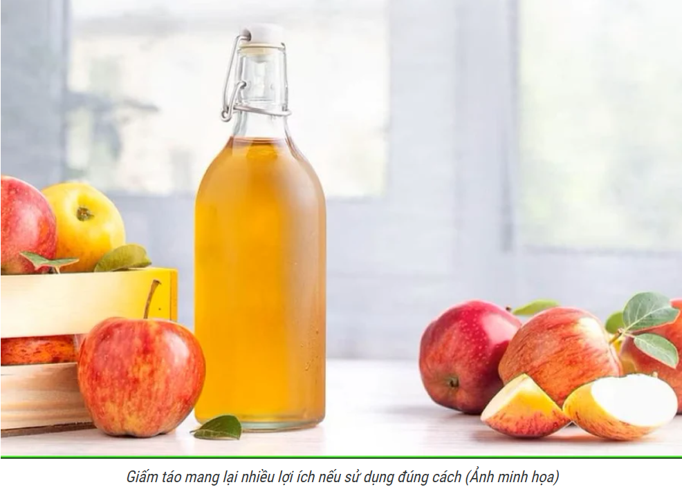 Tác dụng bất ngờ khi uống giấm táo hằng ngày