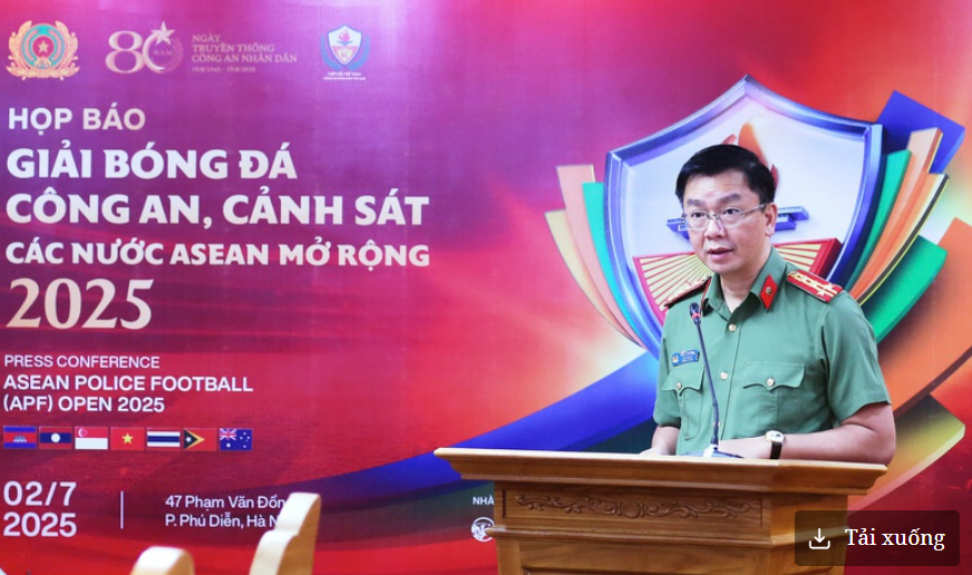 Việt Nam đăng cai Giải bóng đá Công an, Cảnh sát ASEAN mở rộng