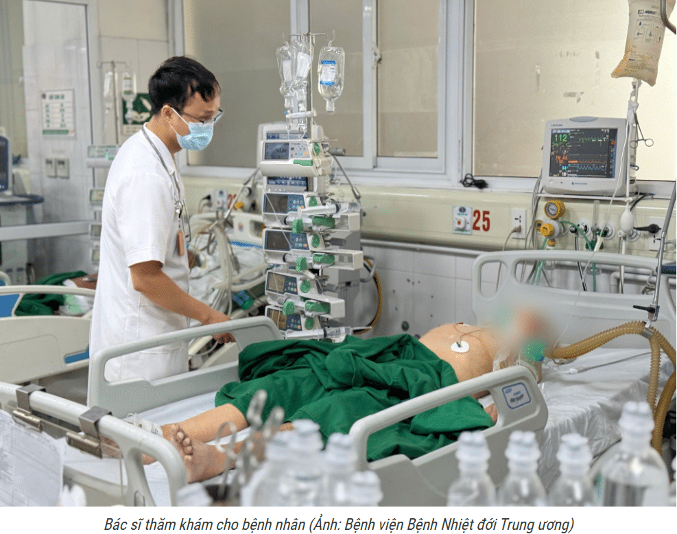 Bệnh nhân nam bị nhiễm khuẩn nặng sau khi tiêm thuốc giảm đau tại một phòng khám tư nhân