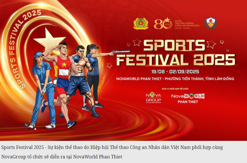 Sports Festival 2025-Sự kiện thể thao văn hóa lớn chào mừng truyền thống ngành Công an Nhân dân