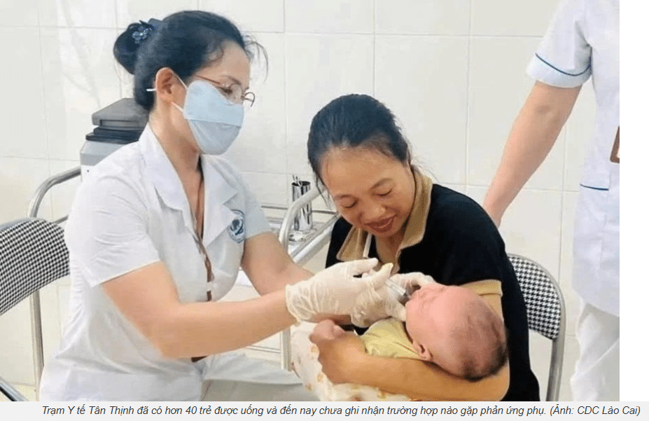 Trẻ từ 2-6 tháng tuổi được uống vaccine Rota miễn phí toàn quốc