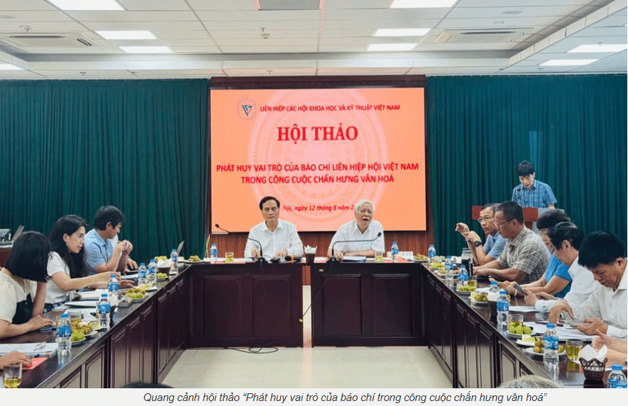 Vai trò kết nối của báo chí với cộng đồng trong công cuộc chấn hưng văn hoá