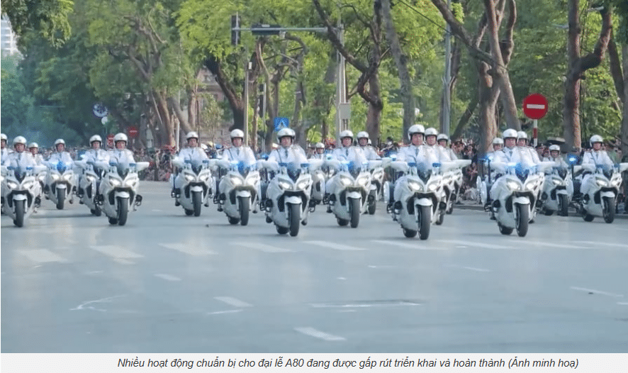 Những tuyến đường Hà Nội nào sẽ bị cấm để phục vụ đại lễ A80 ?